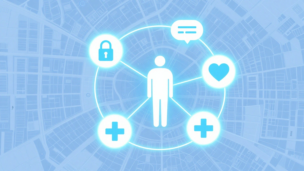 A network of vital resources connecting LGBTQ+ workers in Munich through safety, health, and community.